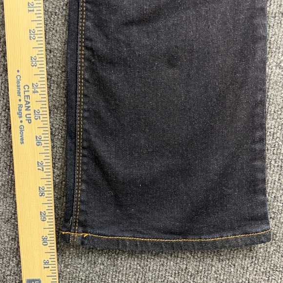 Chico's Platinum Barely Boot Jeans Womens 0 Regular Dark Wash Stretch Denim - Picture 5 of 14